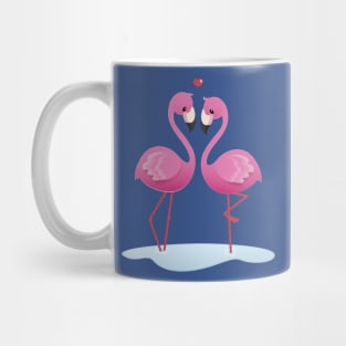 Pink Flamingo Love Mug